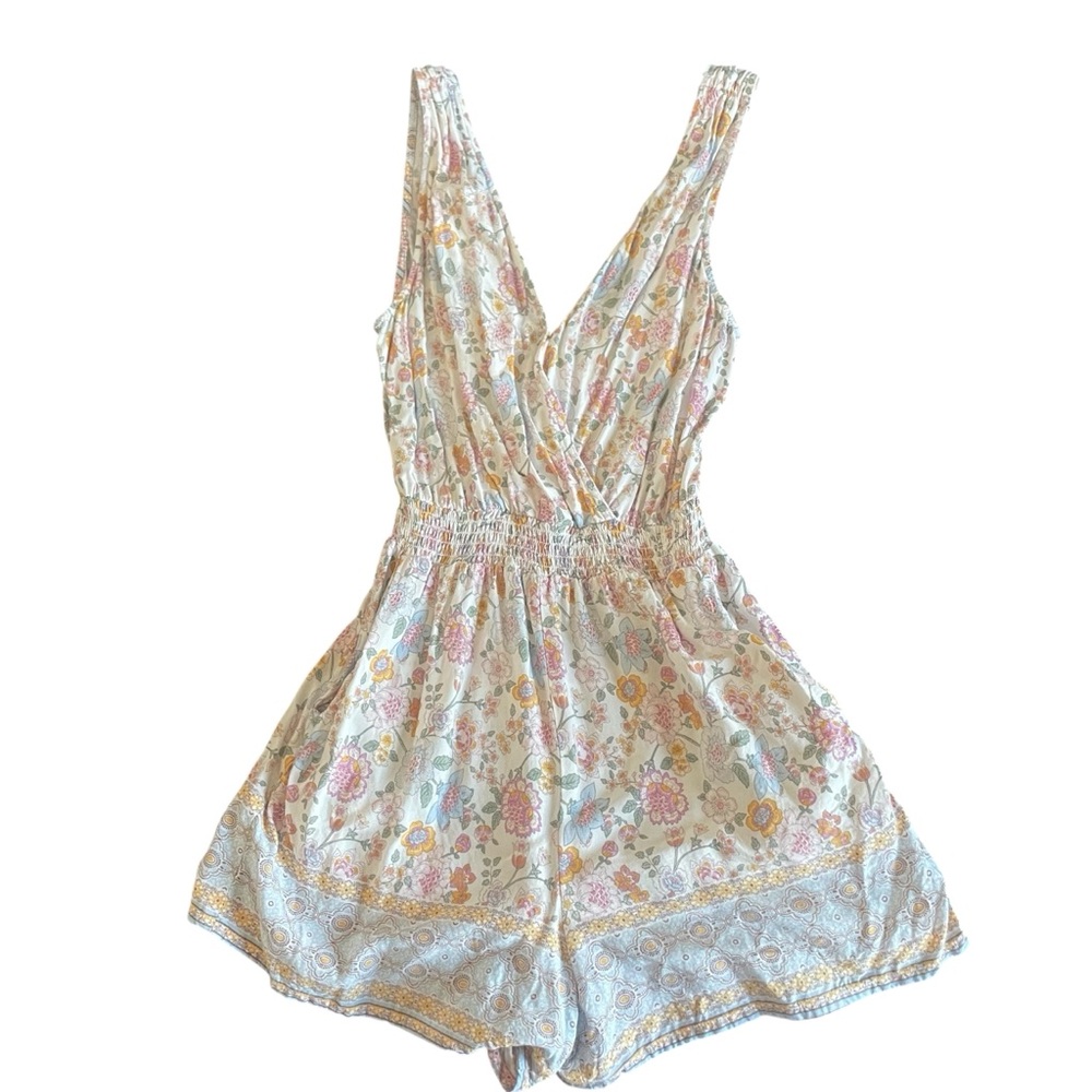 Floral Sleeveless Romper